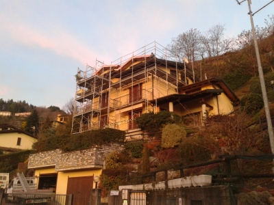 Realizzazione abbaini su villa bifamiliare